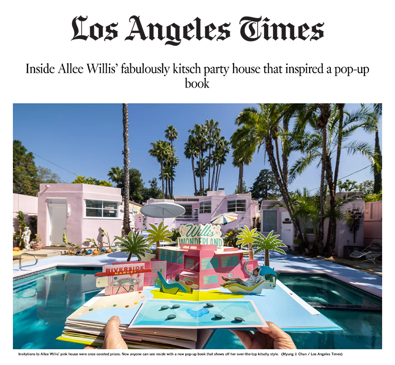 Willis Wonderland Pop Up Book LA Times